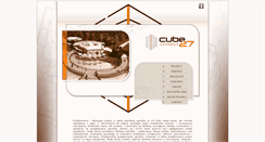 Desktop Screenshot of cube27.pl