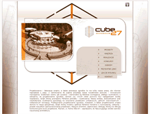 Tablet Screenshot of cube27.pl